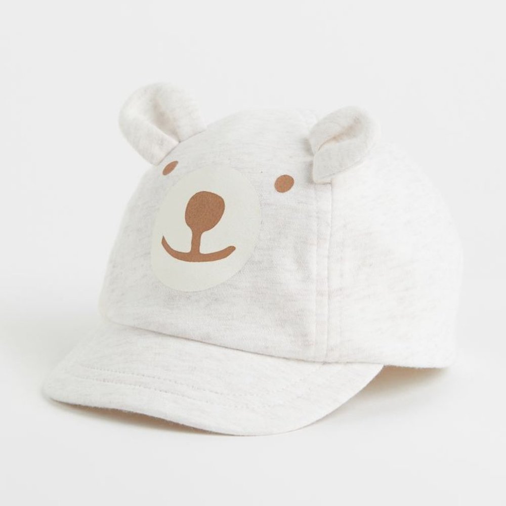 H&M Cotton Bear Hat 6-12M